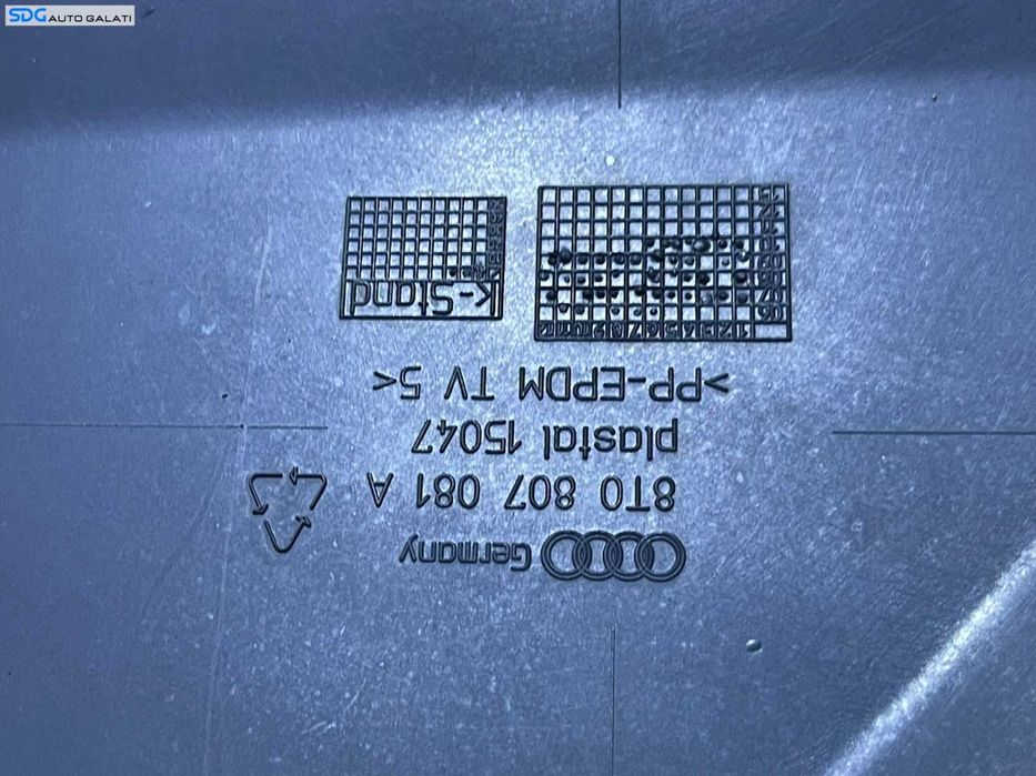 Plastic Capac Panou Difuzor Captare Aer Trager Radiatoare Audi A5 2008 - 2011 Cod 8T0807081A