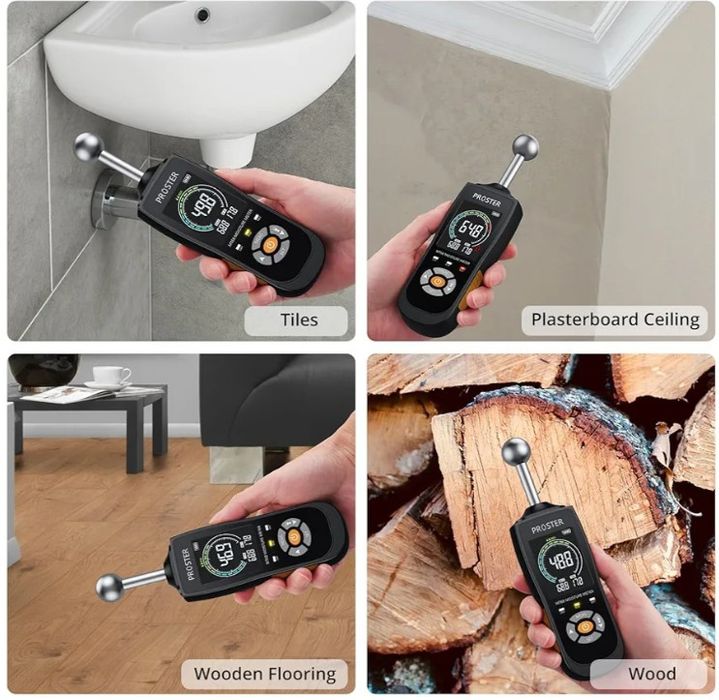 Umidimetru inductiv sferic Proster, adâncime de analiză 20-40 mm, umid