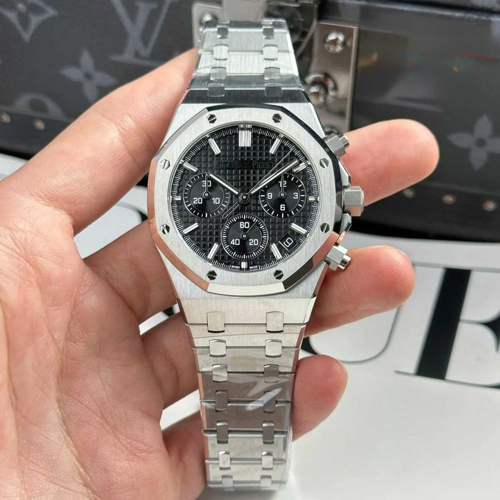 audemars piguet royal oak хронограф / нов модел 2025 сребро