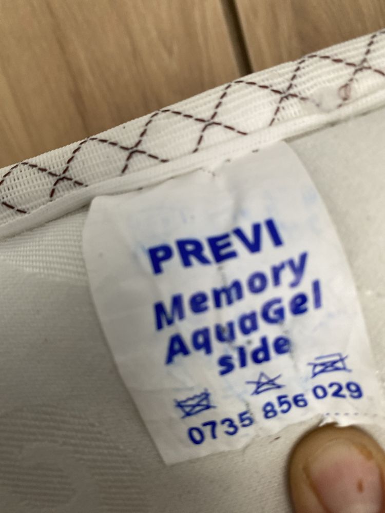 Pat cu saltea memorie 200x90