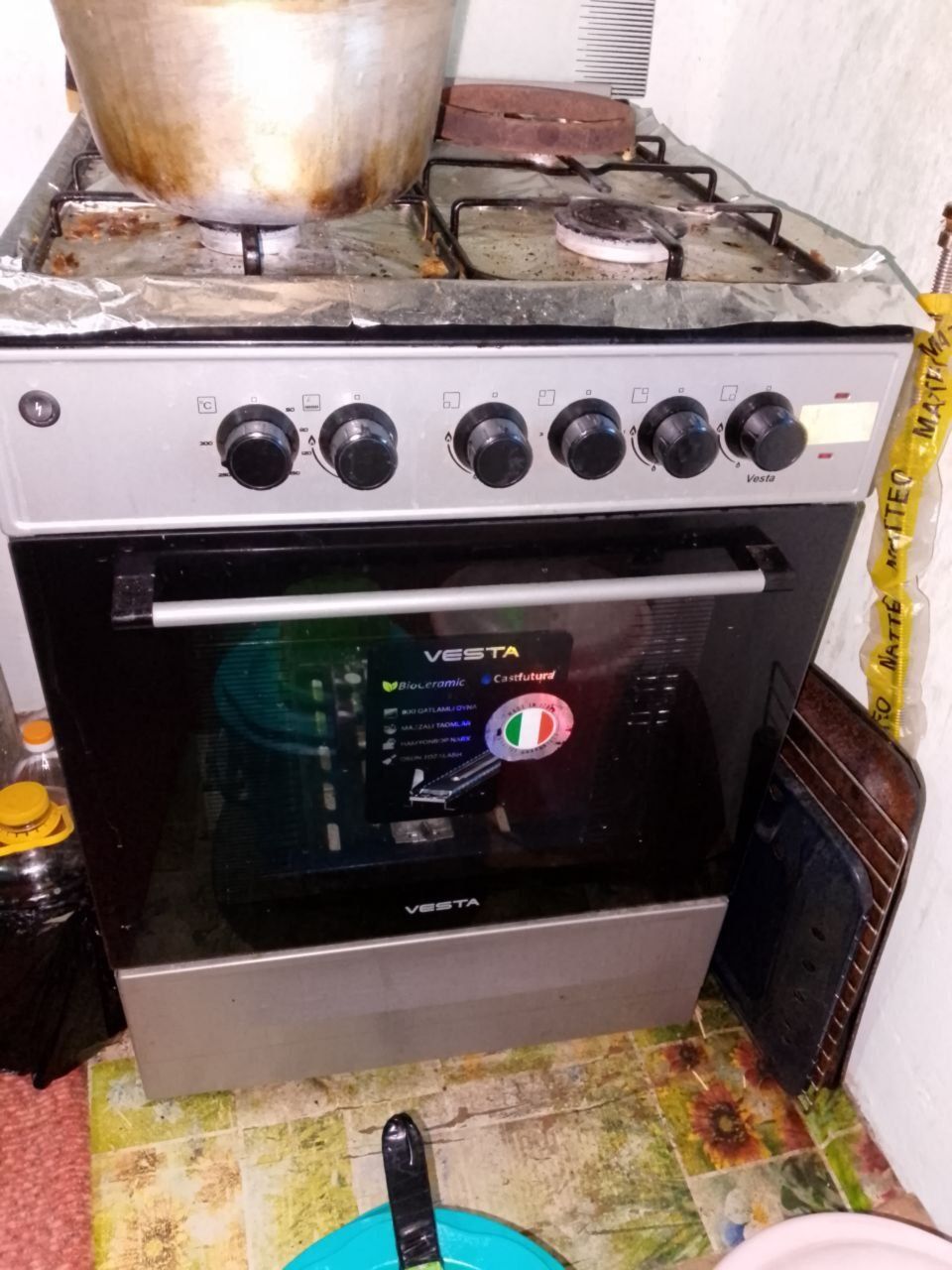 Kuhny, gaz plita, oshxona pechi