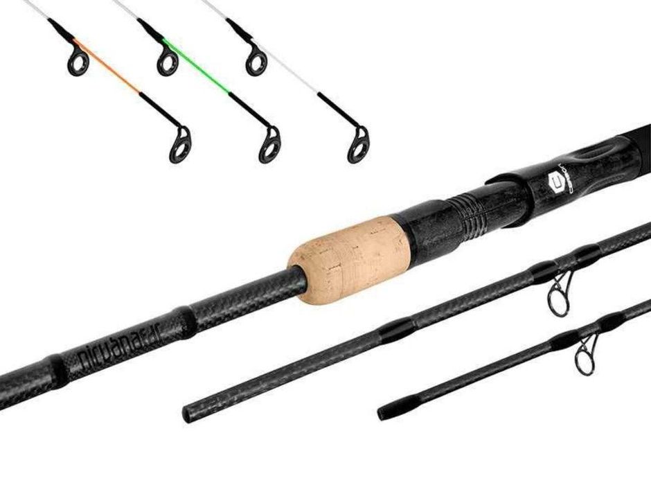 Lansete Feeder Delphin Nirvana FDR, 80g, 3+3buc