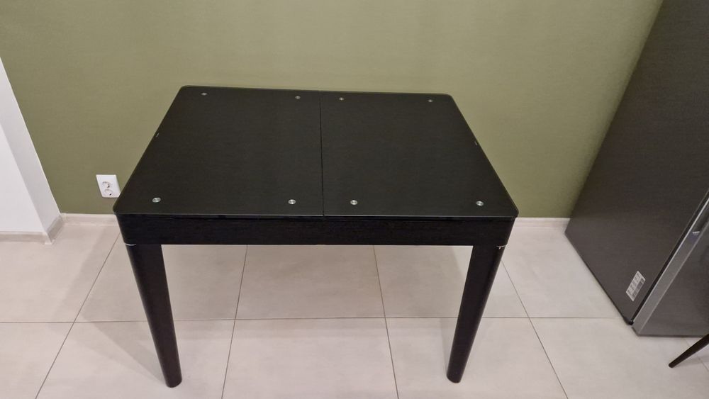 Masa sticla bucatarie/living extensibila