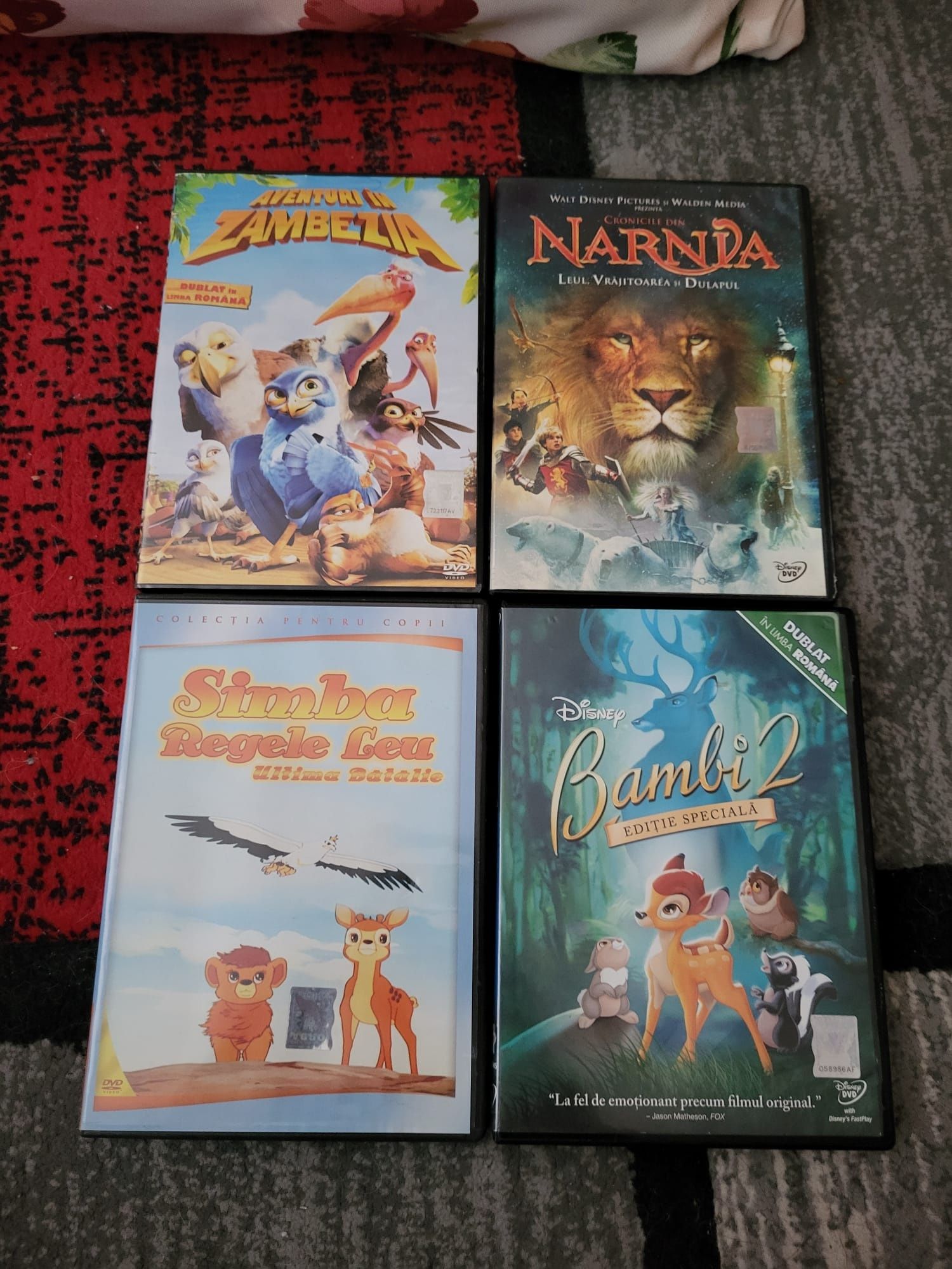 4 desene animate DvD