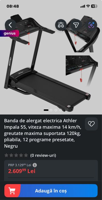 Banda de alergat de calitate la super pret