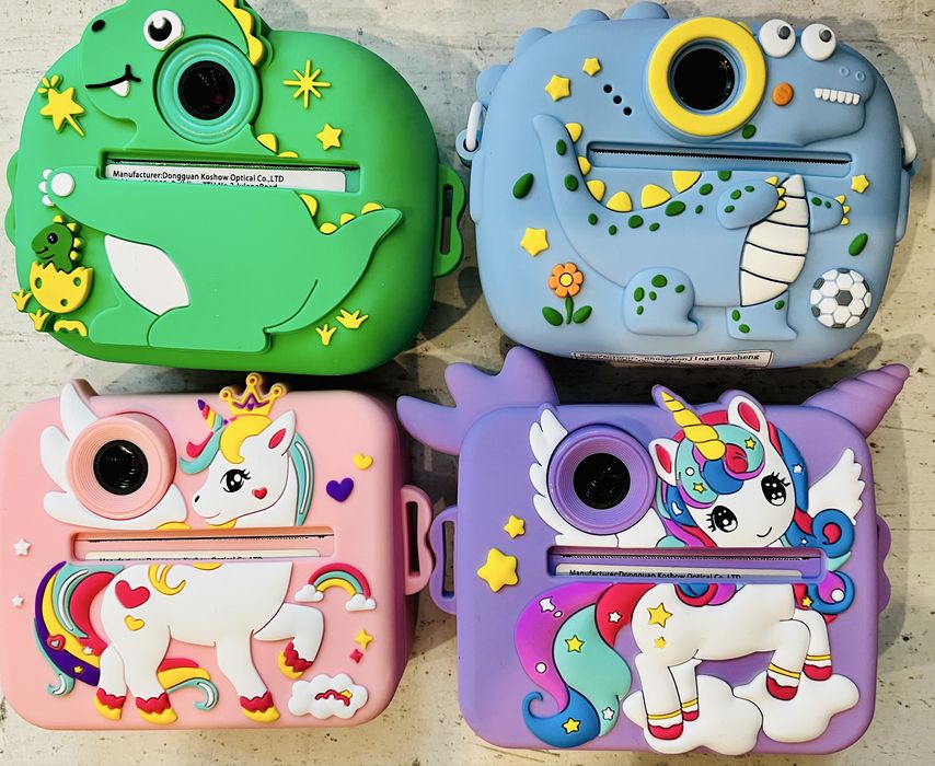 НОВ Детски фотоапарат с моментален печат (принтер)