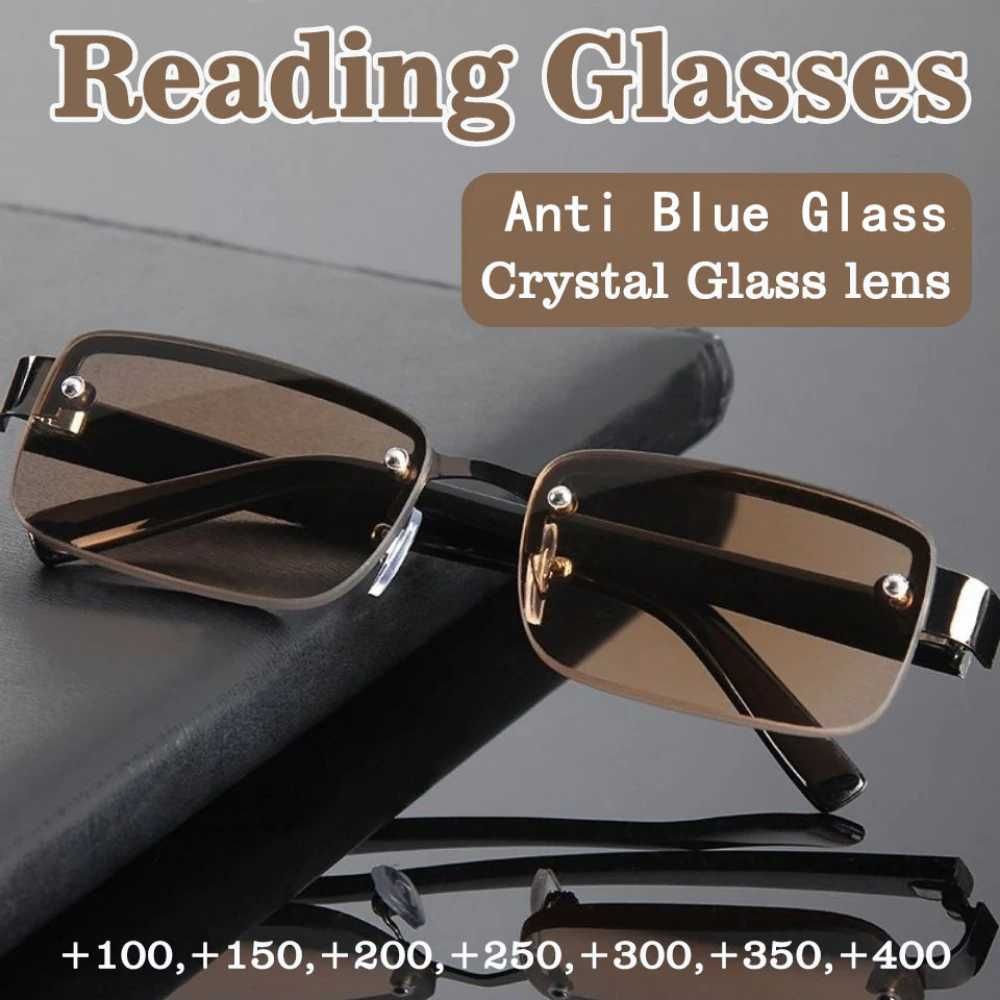 Высококачественные очки для чтения с полуободковой оправой