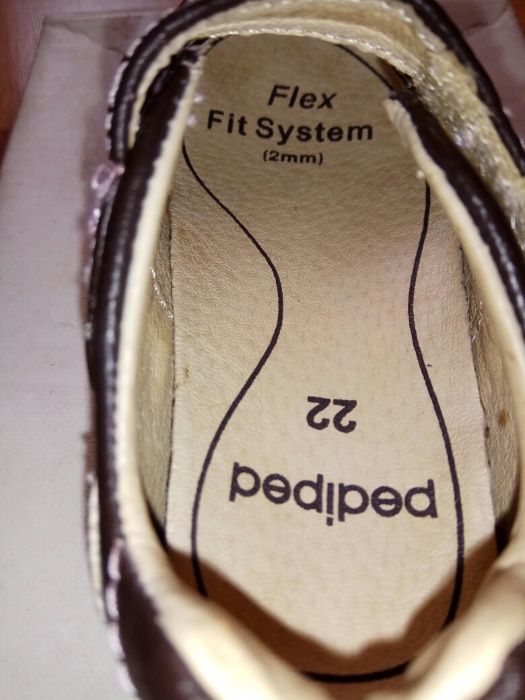 Новые туфли Pediped (США), 22 размер, натуральная кожа