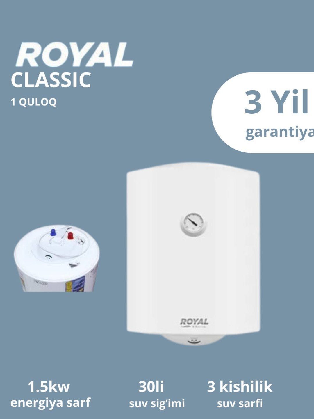 Ariston royal 3 yil kafolat
