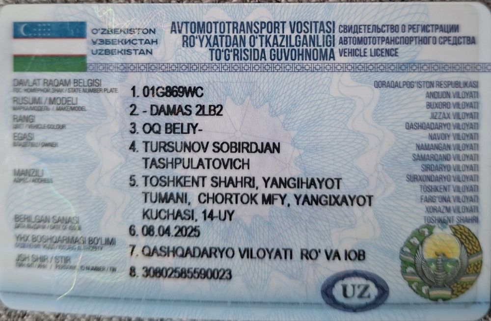 Chevrolet Labo mexanik boshqaruv holati yaxshi