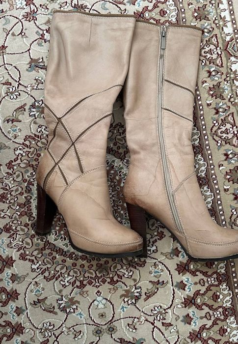 Сапоги кожание качество супер