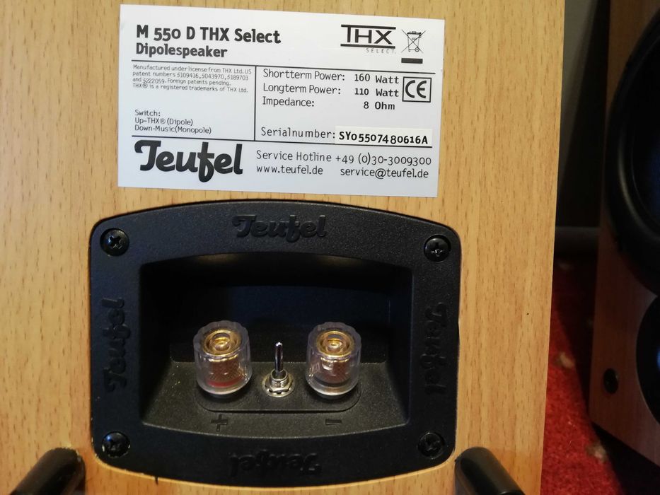 Set Boxe (4 X 3 cai)  TEUFEL model M 550 D THX - Rare/Impecabile/RFG