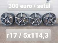 Jante aluminiu r17 / Dacia Renault Nissan Kia Hyundai Mazda/ 5x114,3