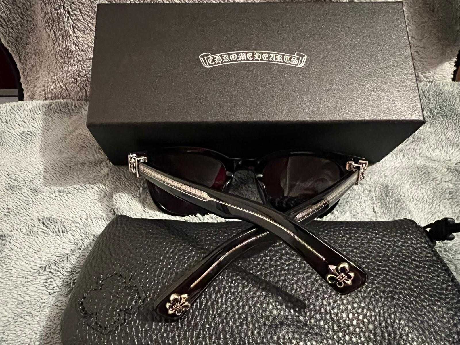 Ochelari de soare Bărbați Chrome Hearts Penetranus Rex cutie+toc piele