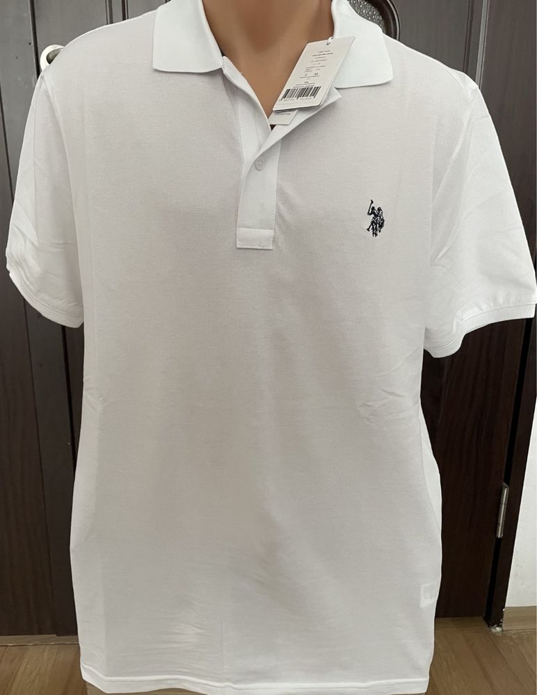 Tricou alb Us Polo Assn XXL