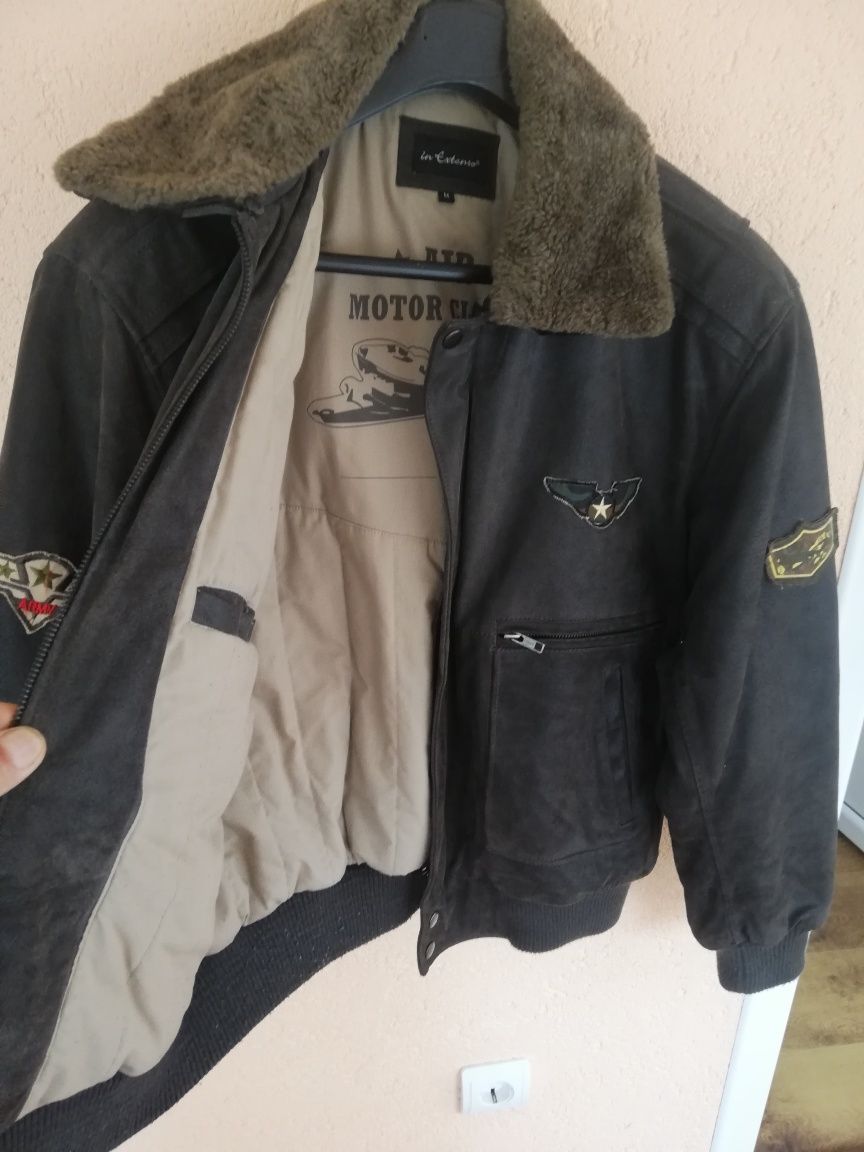 Geaca piele bărbati Extenso Aviator M
