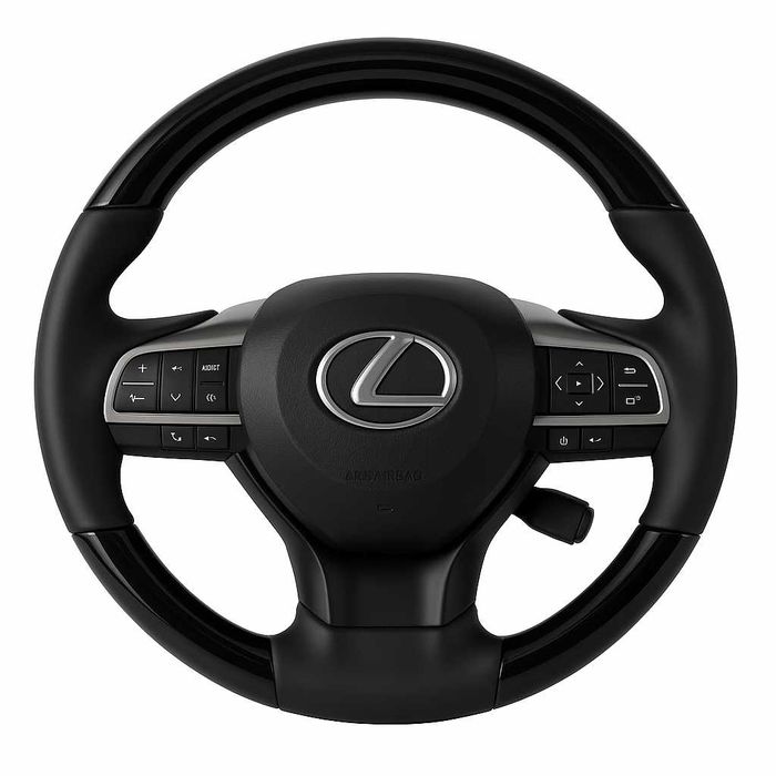 Lexus спортен волан черен пиано лак кожа RX NX ES IS UX