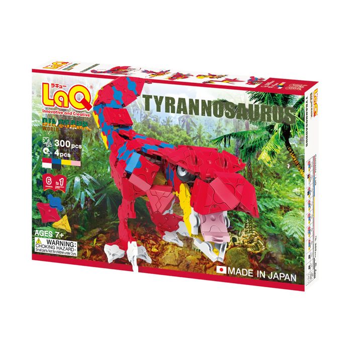 Японски Детски конструктор LaQ Dinosaur World TYRANNOSAURUS, 304 части