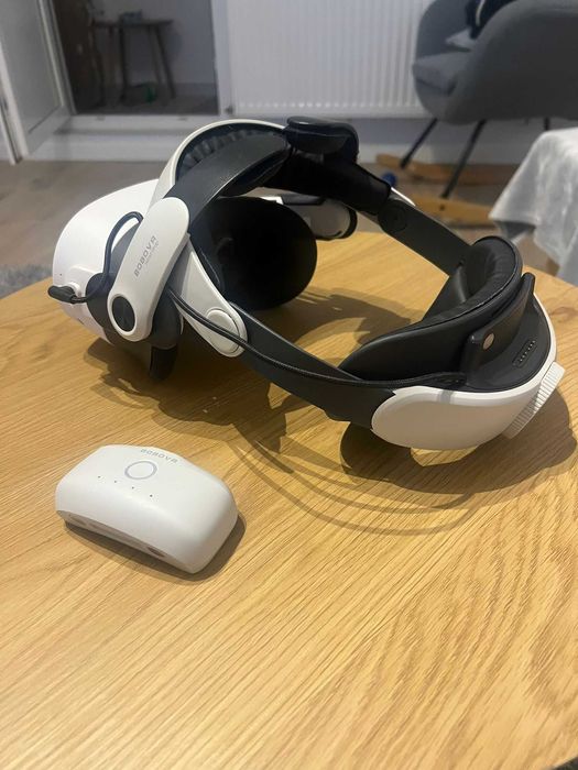 Meta Quest 3s 128GB Alb + Curea BOBOVR M3 Pro cu baterie de 5200mAh