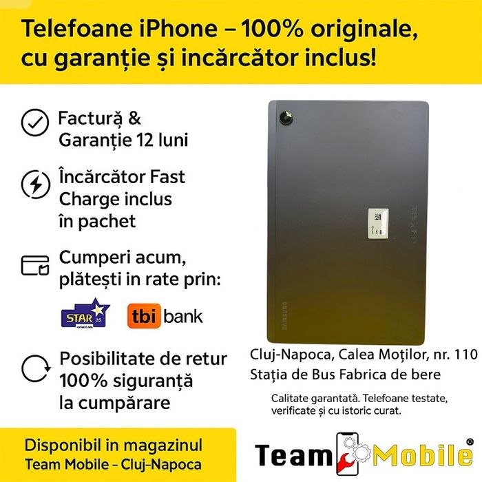 Samsung Tab A8 32GB Neagra