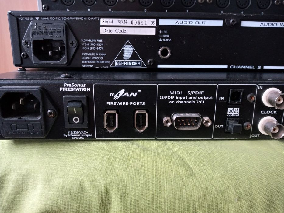 Interfață audio placa de sunet  cu lămpi presonus firestation