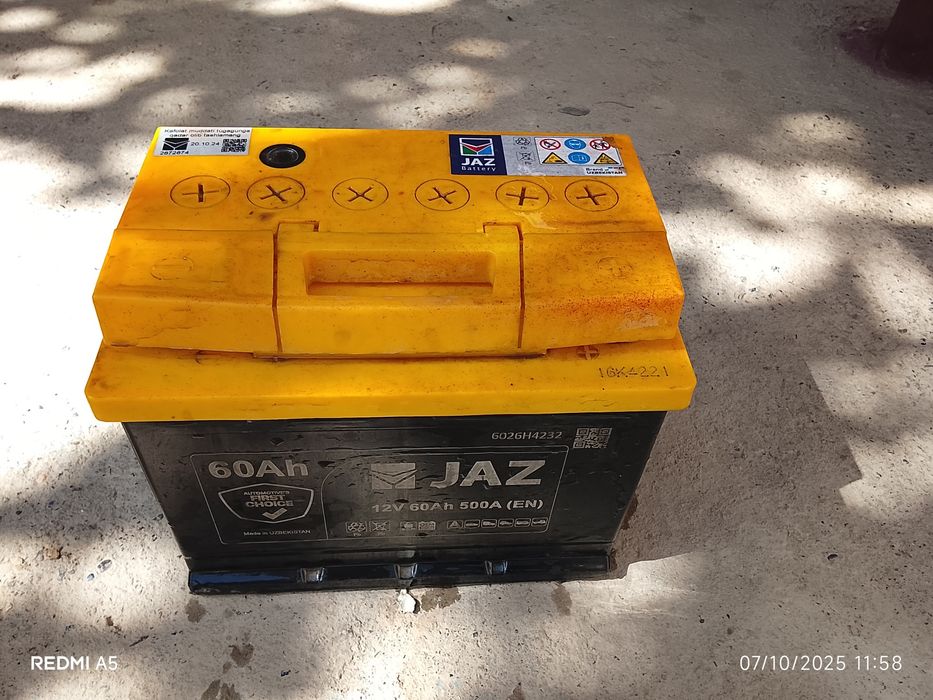 Jaz battary 12v 60Ah