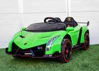 Masinuta electrica pentru 2 copii Lamborghini Veneno 4x 45W 12V #green