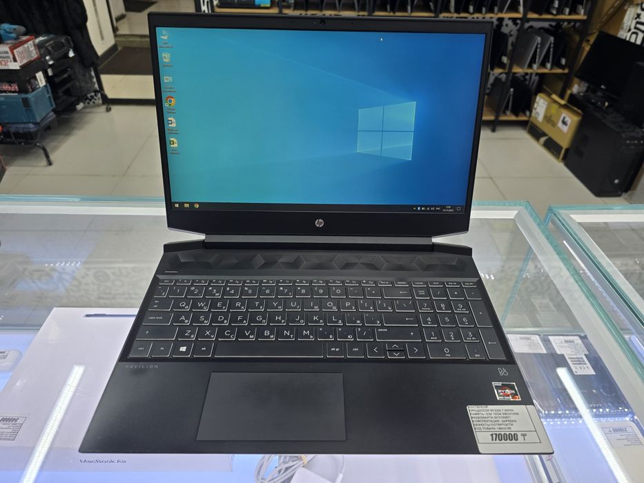 Ноутбук Hp Ryzen 7 4800H озу 16gb ssd512gb Gtx1650ti рассрочка