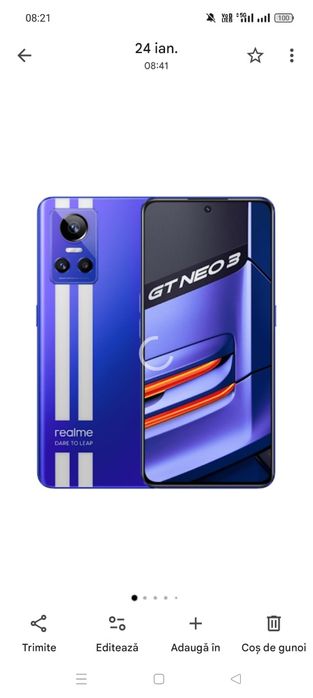 Telefoane noi, brand Oppo Reno și Realme GT Neo.