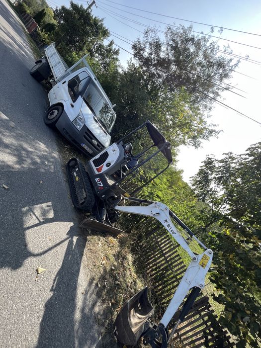 Servicii miniexcator, fundatii, bransamente, carat moloz, defrisari