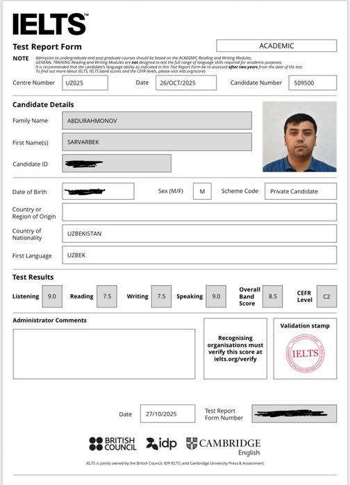 English with Sarvarbek