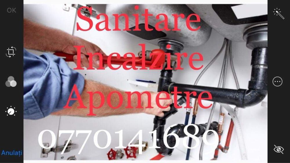 Instalator sanitar, incalzire si apometre