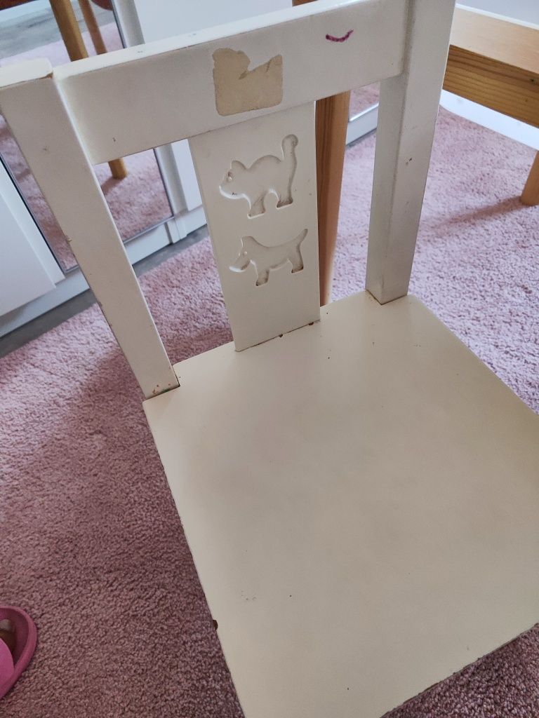 Детска маса IKEA FLISAT+ столче