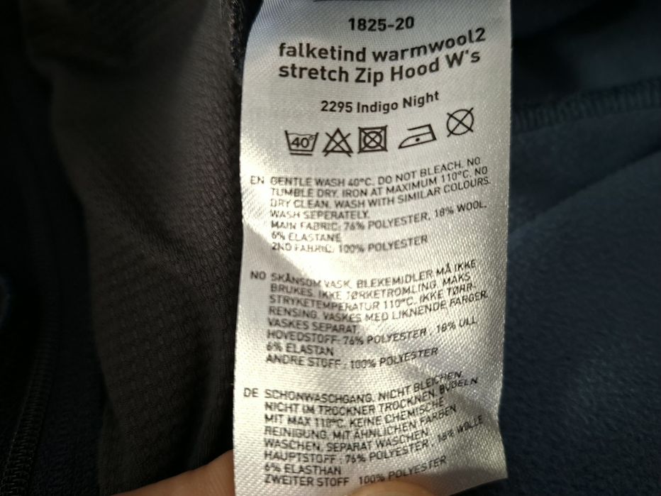 Norrøna falketind warmwool2 Ориг.Дамско горнище