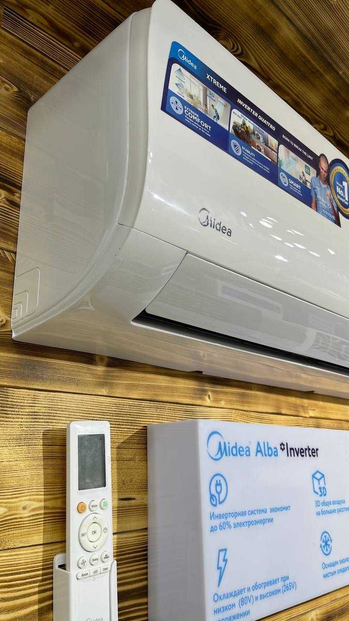 Кондиционер Midea модель Alba - 9,000 Btu / Inverter / wi-fi