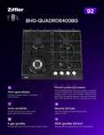 Варочная панель Черное стекло 4 газ атвоподжиг (зажигалка) 3г гарантии