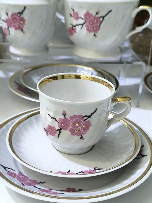 Руски порцелан сервиз за кафе