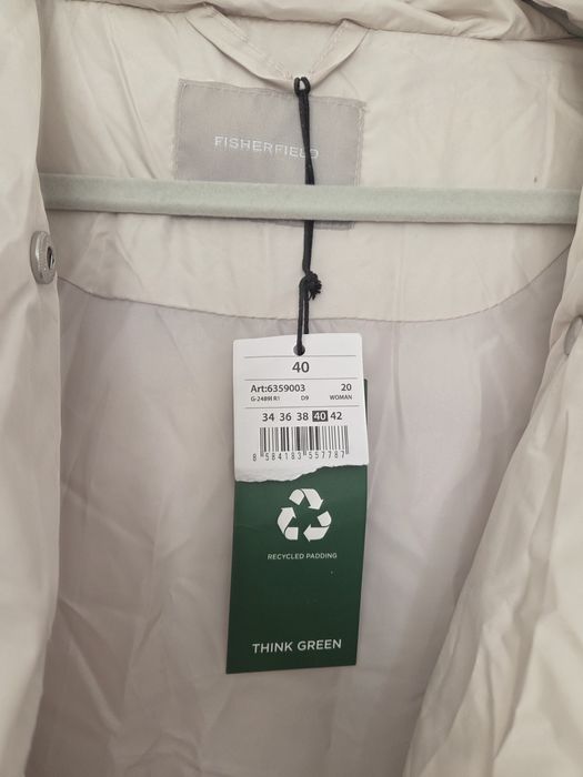 Зимно дълго яке тип шуба