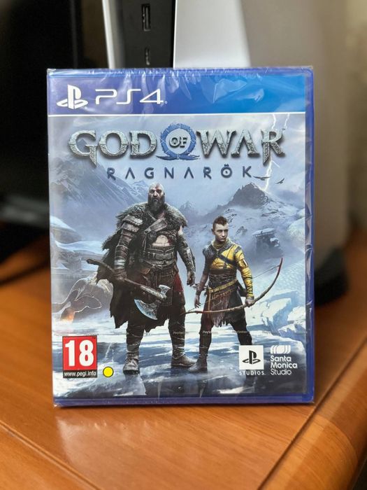 Диск God of war (полностью на русском) PS4 версия