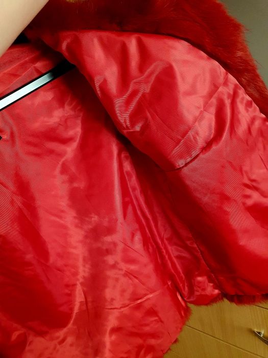 Haina de blană naturală