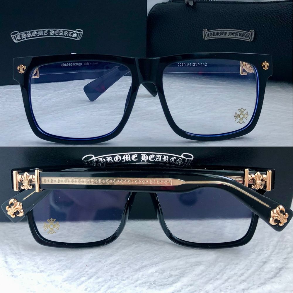 Очила за компютър Диоптрични рамки прозрачни слънчеви chrome hearts