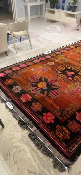 Ковер казахская национальная из натурального шерсти