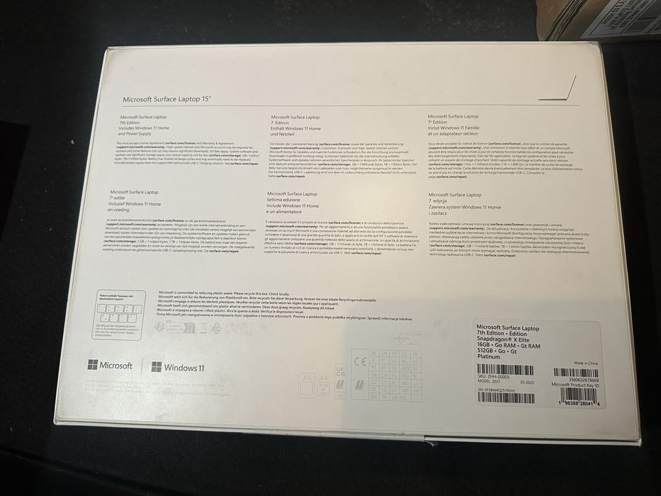 Nou! Sigiliat! Microsoft Surface 7th 15” 512gb