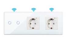 WiFi ключ и двоен контакт стъкло