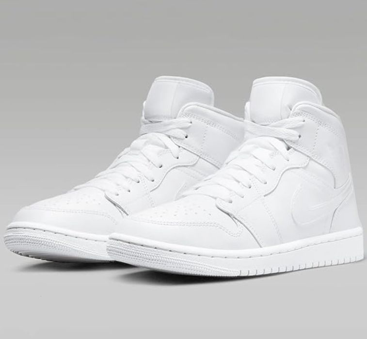 Jordan 1 retro mid "tripple white" 44 originali noi