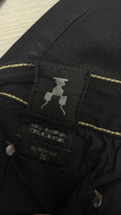 Rick owens waxed denim