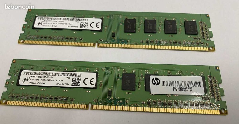 Kit memorie 8GB DDR3 1866MHz Micron MT8KTF51264AZ-1G9P1 PC3-14900 PC