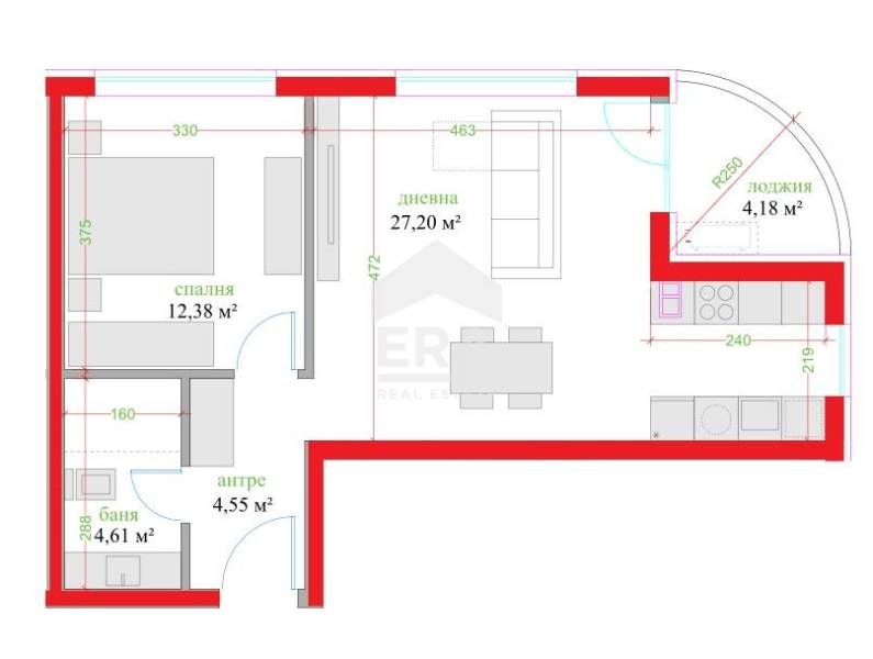 ЕКСКЛУЗИВНО! ЕРА Вива продава двустаен апартамент с Акт 16 и панорамна