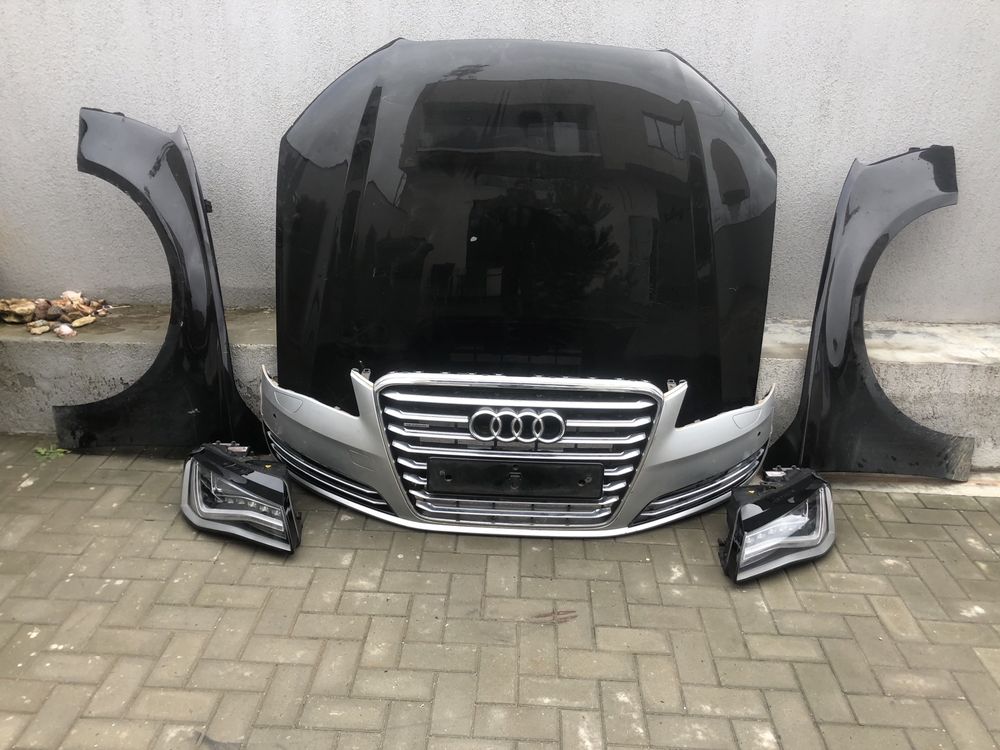 Capota bara faruri aripi audi a8 4h si model facelift