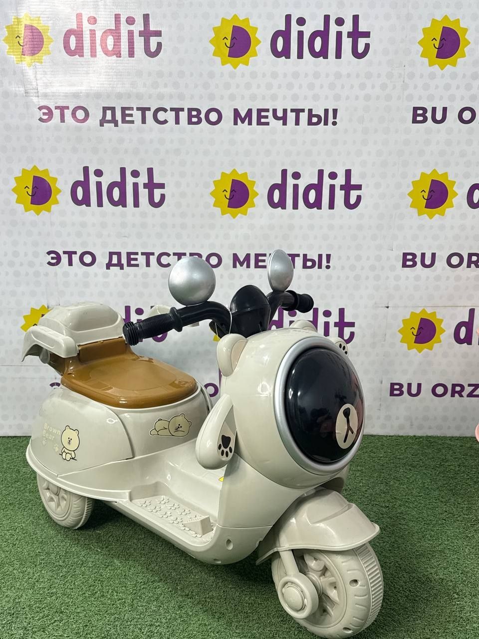 Детский электроскутер Didit STE-9118 – милый дизайн, 2–5 лет